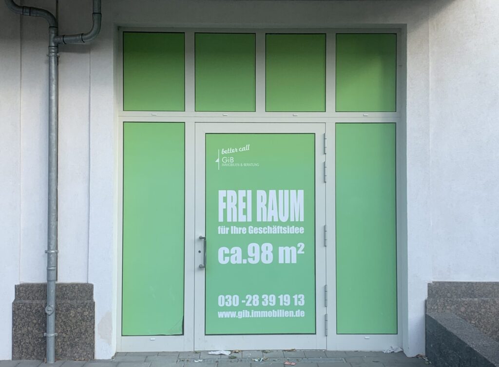 Eingangsbereich von BB-Kraft vor der Eröffnung – der neue LebensKraftOrt für Beckenbodentraining